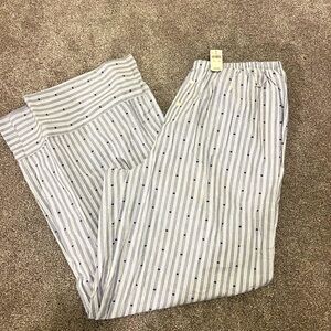 Aerie Off Duty Poplin Trouser PJ (NWT)